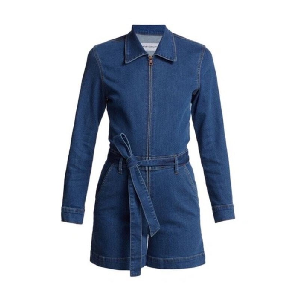 Rivit Utility Trendsetter Denim Playsuit Romper